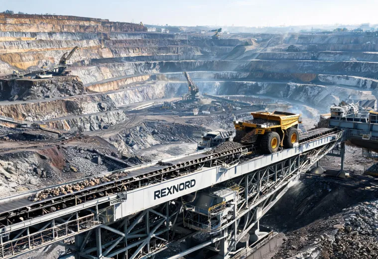 Rexnord mining equipment in operation